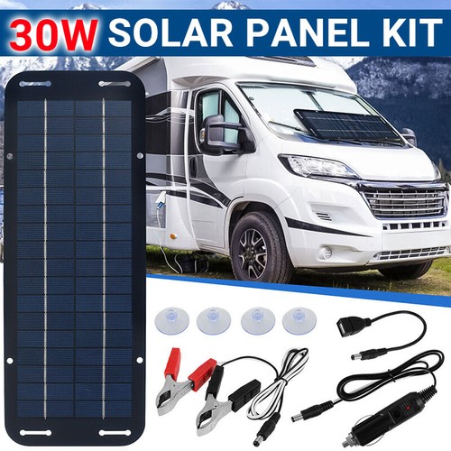 Portable 12v solar panel kit - panel,
