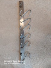 magnet kitchen utensils holder 53 x 5.6 cm with 6 hooks