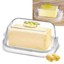 Butter Dish with Lid Holder Storage Kitchen Clear Butter Dish Serving Container