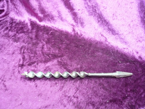 Vintage wood auger drill bit - auger/drill,