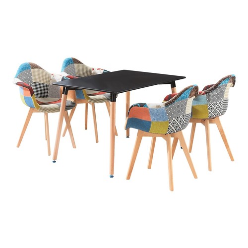 Dining table and chairs - and,
