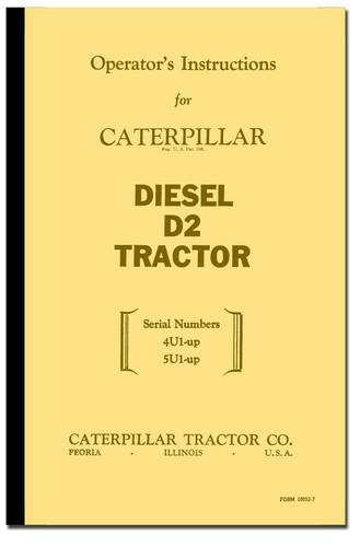 Caterpillar diesel tractor - diesel,
