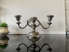Ianthe Squat Candelabra Silver
