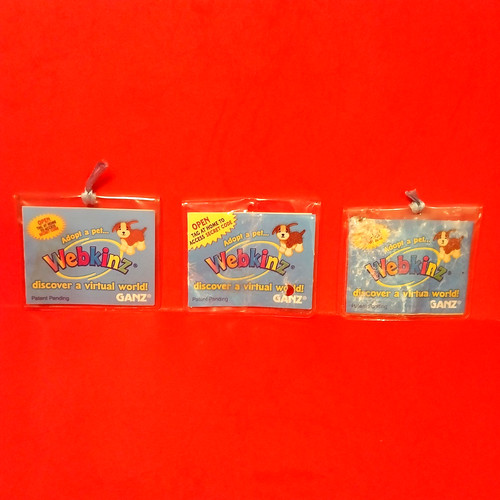 Webkinz white - unused,