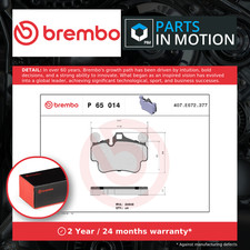 Brake Pads Set fits PORSCHE 911 997 3.8 Rear 04 to 12 Brembo 99735193902 Quality