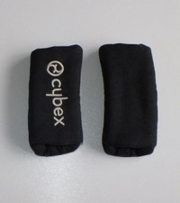 Cybex Cloud Z & Cybex Z2 strap belt pads Black with Cybex logo - Free P&P