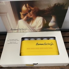 Vintage Carmen Set to Go Heated Hair Rollers For Travel New In Box Working