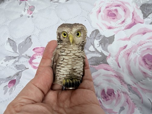 Owl figurine made italy and - owl,