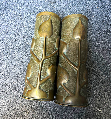 Wwi brass trench art - wwi,