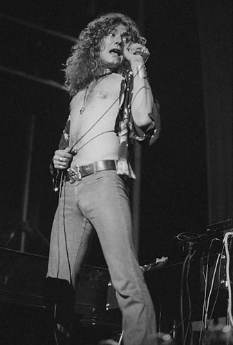 Singer robert plant performing - plant,
