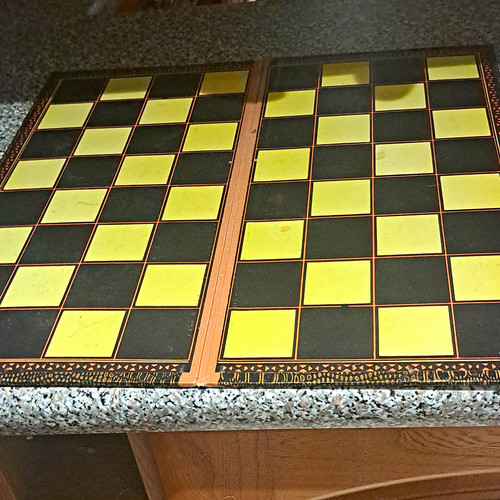 Vintage folding chess - chess, &