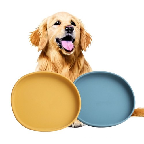 Silicone pet dog feeding bowl - feeding,
