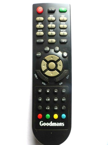 Goodmans freeview box remote - goodmans,