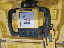 LEICA RUGBY 620 Li-Ion LASER LEVEL, ROD EYE 160 RECEIVER, CHARGER, CASE 
