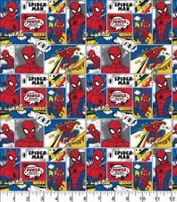 cotton fabric Spider-Man Comic