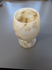 Vintage Onyx/Marble Goblet -