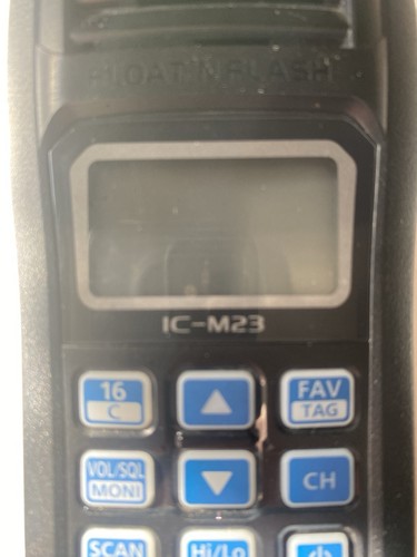 Icom m23 float - 'float, flash'