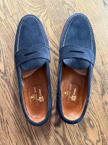 Alden upl d1229f navy - alden, suede
