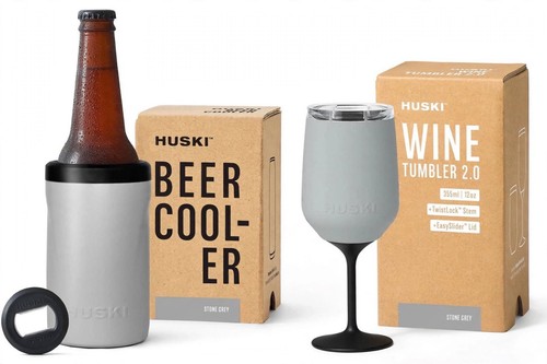 Huski stone grey - grey, tumbler