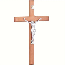 wall hanging wooden crucifix