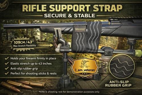 Shooting rest support strap - support,