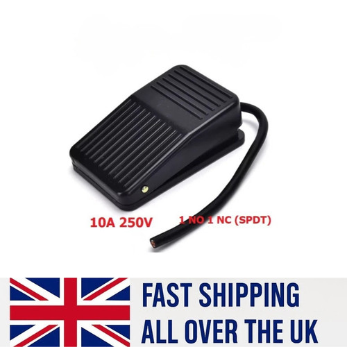 Foot pedal switch electric 10a - pedal,