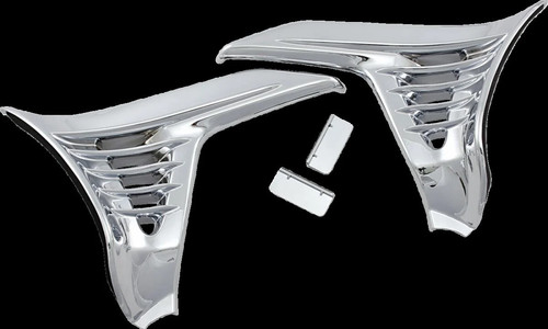 Kuryakyn louvered chrome - kuryakyn,