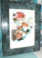 Signed Framed Gold‑Foil