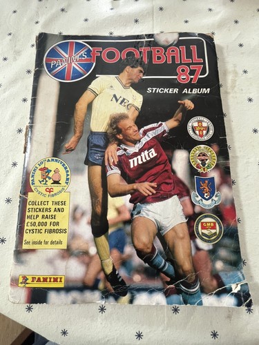 Panini 1987 football sticker - panini,