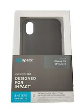 Speck Presidio Pro Impact Resistant Antimicrobial Case Cover for iPhone X / XS