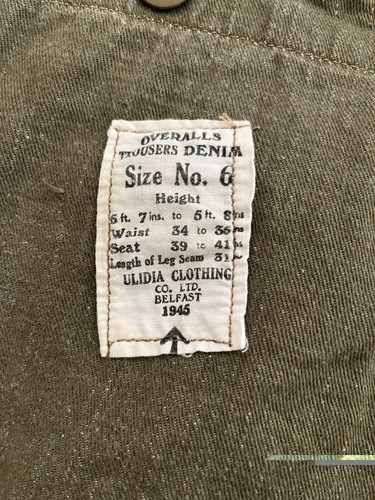 British army denim trousers - british,