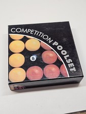 Competition pool ball set - pool, red