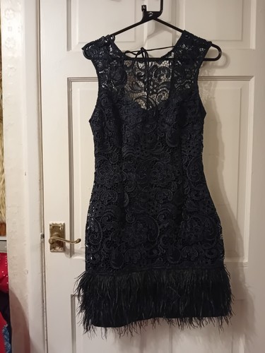Lipsy navy lace ostrich - navy,