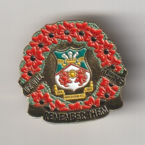 Wrexham club crested - f.c.,