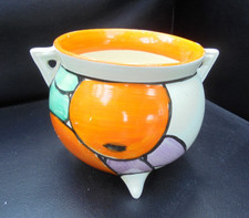 A Clarice Cliff cauldron shape