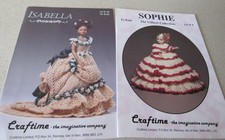 Craftime Doll Outfit Knitting Patterns x 2 - Isabella, Sophie