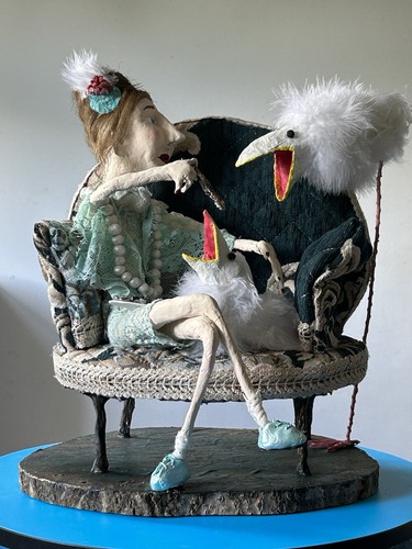 Large handmade dolls art doll - handmade,