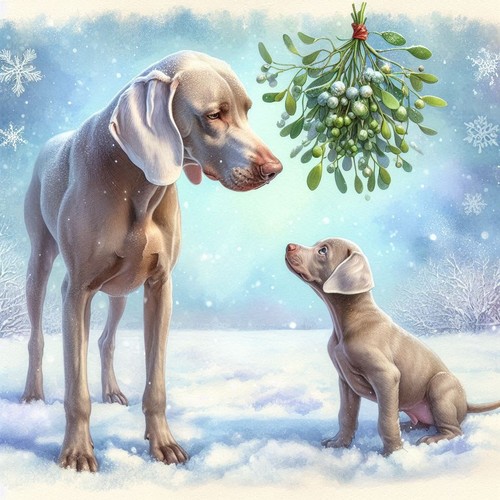 Single luxury weimaraner - single,
