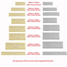 Engraved Trophy Plates / Discs