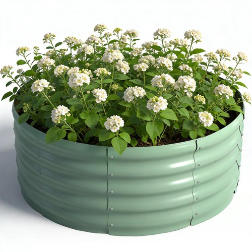 Metal garden raised bed - metal,