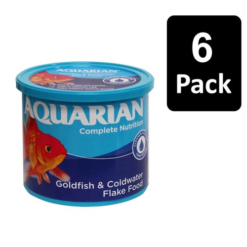 Aquarian goldfish food flakes - aquarian,