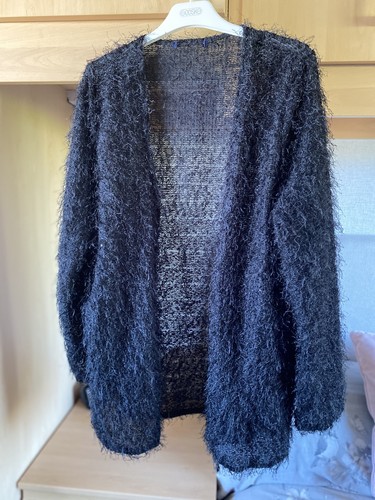 Ladies black cardigan size - black,