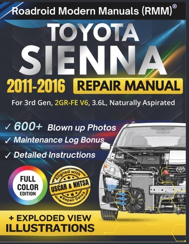 Toyota sienna 2011 2016 - sienna, repair