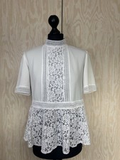 Zara Ladies Lace High Neck Top