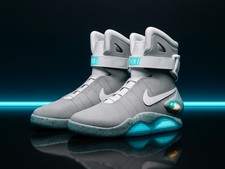 2011 Nike MAG (Lighting-Only) Grey EL Panels Stretched Canvas - FREE SHIPP