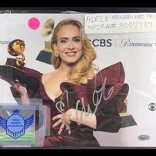 Adele autographed 8x10 photo - adele,