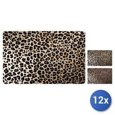 12x Spotted Placemats In Pvc