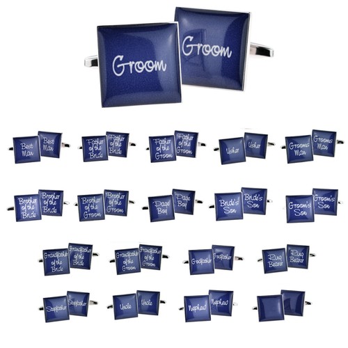 Dark blue square wedding - dark,