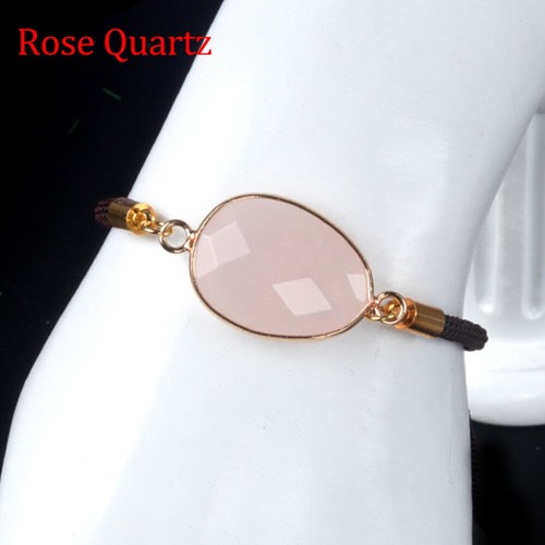 Natural faceted oval crystal - natural,
