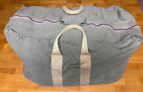 Vintage navy canvas - vintage,